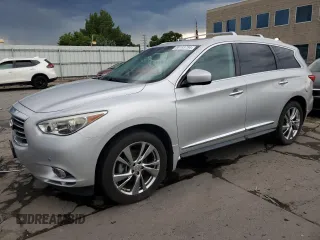 2013 Infiniti JX35 with VIN 5N1AL0MM0DC336014, listed as a Copart auction lot 68163784 with 152,706 mi miles and Clean Title. Bid and sale history available at carsss.com. Image 1.