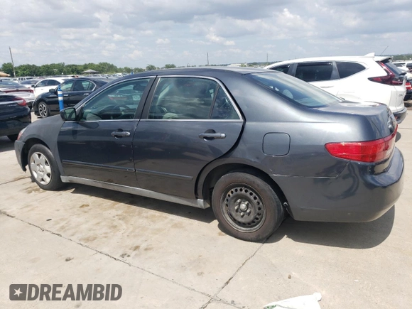 2005 Honda Accord LX with VIN 3HGCM56475G704595, listed as a Copart auction lot 57961995 with 227,667 mi miles and Salvage title. Bid and sale history available at DreamBid. Image 2.