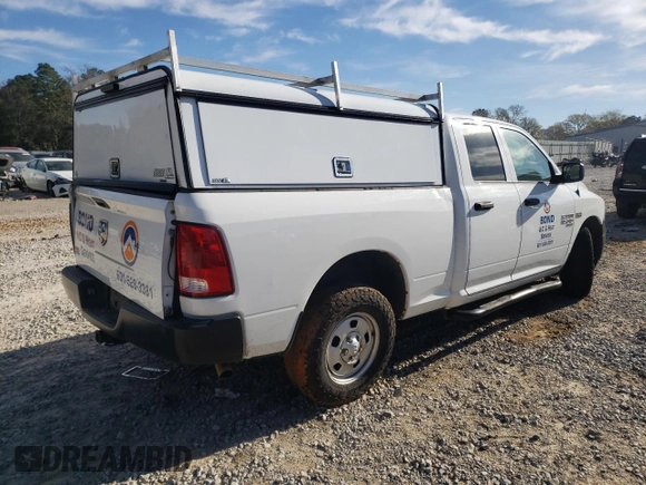 2020 Ram 1500 Classic Tradesman with VIN 1C6RR6FTXLS128683, listed as a Copart auction lot 49216235 with 0 mi miles and Salvage Title. Bid and sale history available at carsss.com. Image 3.