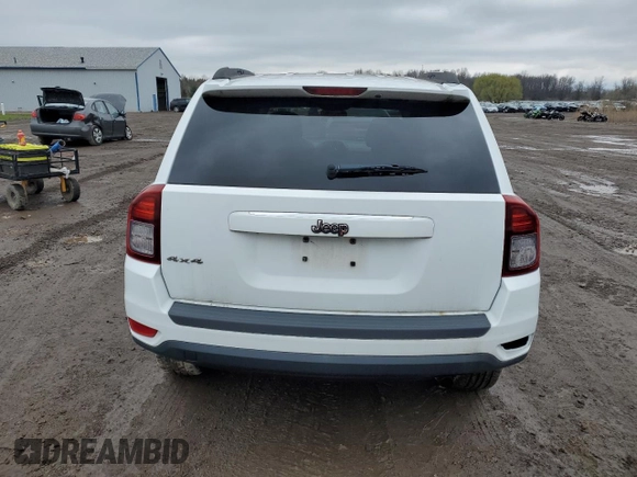 2014 Jeep Compass Sport with VIN 1C4NJDBB9ED641754, listed as a Copart auction lot 52806165 with 76,100 mi miles and Clean Title. Bid and sale history available at carsss.com. Image 6.