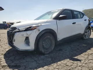 2023 Nissan Kicks S with VIN 3N1CP5BV7PL511848, listed as a Copart auction lot 49501005 with 75,900 mi miles and Salvage Title. Bid and sale history available at carsss.com. Image 1.