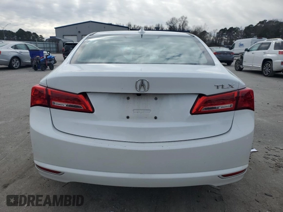 2019 Acura TLX with VIN 19UUB1F34KA010161, listed as a Copart auction lot 87157924 with 105,427 mi miles and Salvage Title. Bid and sale history available at carsss.com. Image 6.