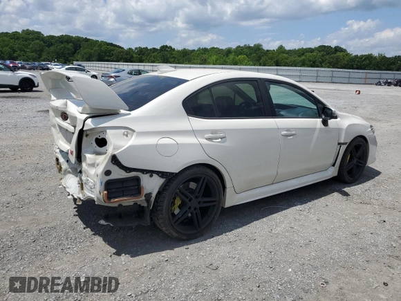 2021 Subaru WRX STI with VIN JF1VA2E60M9814538, listed as a Copart auction lot 56328295 with 58,512 mi miles and Salvage title. Bid and sale history available at DreamBid. Image 3.