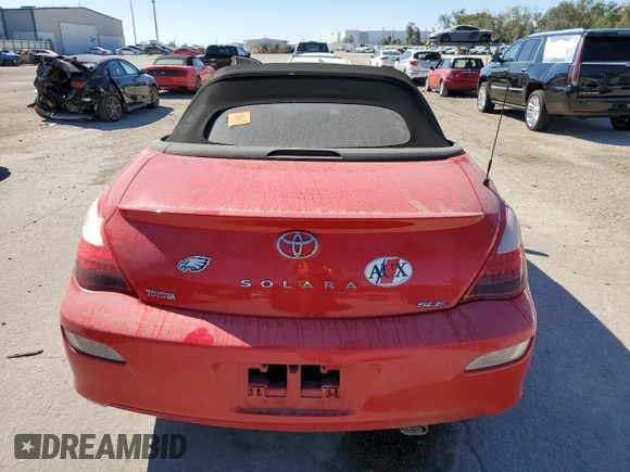 2008 Toyota Solara SE with VIN 4T1FA38P08U140804, listed as a Copart auction lot 76177634 with Not Provided miles and Non Repairable. Bid and sale history available at DreamBid. Image 6.