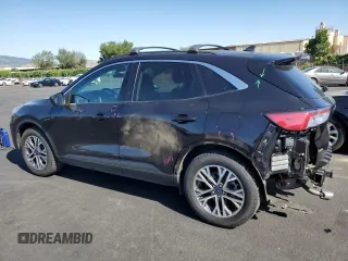 2021 Ford Escape SEL Hybrid with VIN 1FMCU9CZXMUA27278, listed as a Copart auction lot 55123635 with 46,930 mi miles and Salvage title. Bid and sale history available at DreamBid. Image 2.