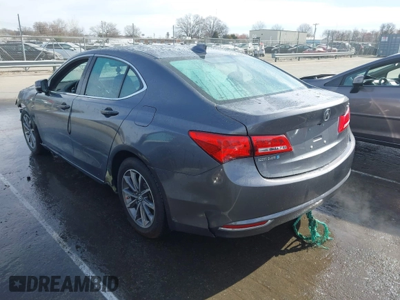 2020 Acura TLX Technology with VIN 19UUB1F50LA015540, listed as a IAAI auction lot 41710482 with 52,932 mi miles and . Bid and sale history available at carsss.com. Image 3.