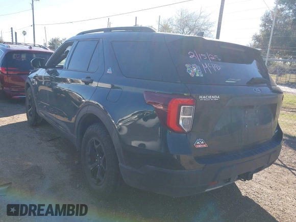 2022 Ford Explorer Timberline with VIN 1FMSK8JH7NGC27640, listed as a IAAI auction lot 41632183 with 21,624 mi miles. Bid and sale history available at carsss.com. Image 3.