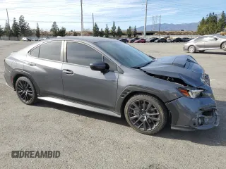 2022 Subaru WRX Premium with VIN JF1VBAF69N9003263, listed as a Copart auction lot 42211255 with 33,555 mi miles and Salvage Title. Bid and sale history available at DreamBid. Image 4.