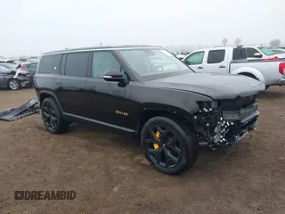 2024 Rivian R1S Adventure with VIN 7PDSGABA1RN035557, listed as a IAAI auction lot 41170478 with 5,210 mi miles. Bid and sale history available at carsss.com. Image 1.