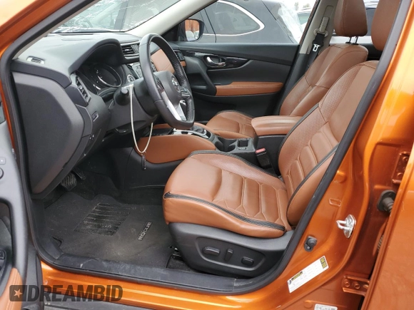 2018 Nissan Rogue S with VIN JN8AT2MT1JW466602, listed as a Copart auction lot 48298244 with 44,467 mi miles and Salvage Title. Bid and sale history available at carsss.com. Image 7.