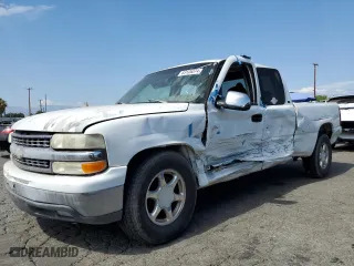 1999 Chevrolet Silverado 1500 LS with VIN 1GCEC19V1XZ167409, listed as a Copart auction lot 63126374 with 0 mi miles and Salvage Title. Bid and sale history available at carsss.com. Image 1.