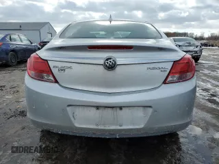 2011 Buick Regal CXL RL3 with VIN 2G4GR5ECXB9206077, listed as a Copart auction lot 42792015 with 44,439 mi miles and Salvage Title. Bid and sale history available at carsss.com. Image 6.