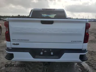 2024 Chevrolet Silverado 1500 Custom with VIN 3GCPABEK8RG445662, listed as a Copart auction lot 54160645 with 1,559 mi miles and Salvage Title. Bid and sale history available at DreamBid. Image 6.