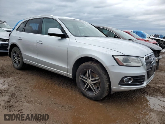 2013 Audi Q5 Premium Plus with VIN WA1LFAFP1DA051958, listed as a Copart auction lot 59240815 with 130,470 mi miles and Salvage title. Bid and sale history available at DreamBid. Image 4.