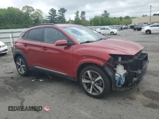 2018 Hyundai Kona Limited with VIN KM8K3CA57JU169904, listed as a Copart auction lot 57346245 with 50,539 mi miles and Salvage title. Bid and sale history available at DreamBid. Image 4.