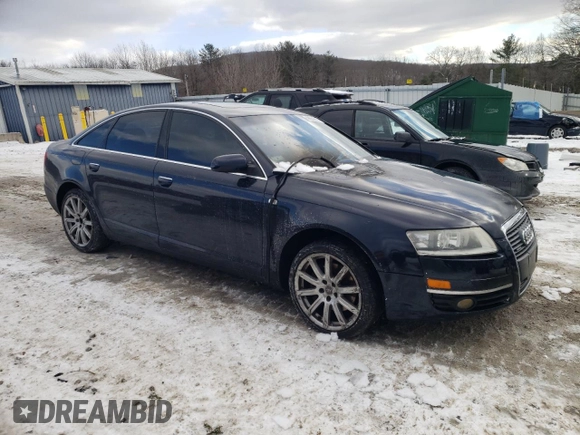 2007 Audi A6 3.2L with VIN WAUDH74F57N121974, listed as a Copart auction lot 44384815 with 0 mi miles and Clean Title. Bid and sale history available at carsss.com. Image 4.