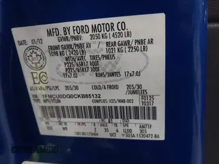 2012 Ford Escape XLT с VIN 1FMCU0DG0CKB85132, выставлен на аукционе IAAI как лот 41956545 с пробегом 169 317 миль миль и . История ставок и продаж доступна на DreamBid. Изображение 9.