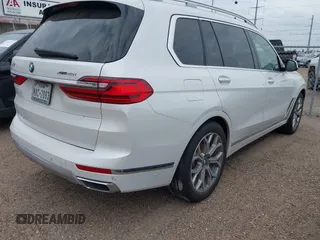 2020 BMW X7 xDrive40i z VIN 5UXCW2C02L9B68713, wystawiony jako IAAI lot #42097115 z przebiegiem 95 758 mil mil oraz . Historia ofert i sprzedaży dostępna na DreamBid. Obrazek 4.