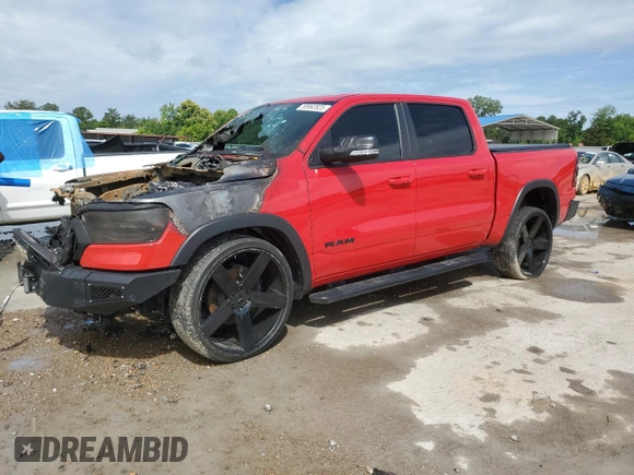 2019 Ram 1500 Rebel with VIN 1C6SRFLT9KN565772, listed as a Copart auction lot 58992825 with Not provided miles and Salvage title. Bid and sale history available at DreamBid. Image 1.
