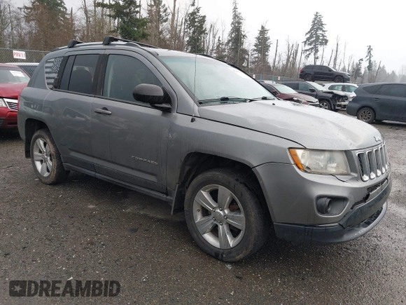 2013 Jeep Compass Sport with VIN 1C4NJDBB5DD101879, listed as a IAAI auction lot 41208112 with 168,300 mi miles. Bid and sale history available at carsss.com. Image 1.
