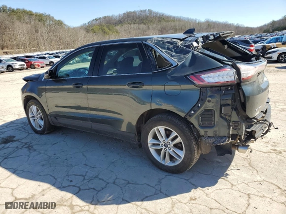 2015 Ford Edge SEL with VIN 2FMTK4J84FBB41272, listed as a Copart auction lot 46843405 with 0 mi miles and Salvage Title. Bid and sale history available at carsss.com. Image 2.