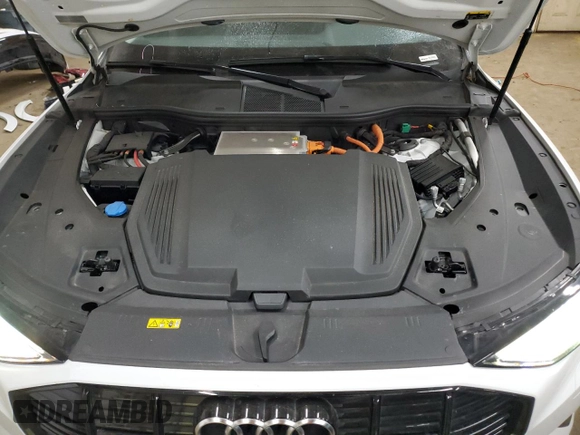 2021 Audi e-tron Premium with VIN WA1AAAGE4MB012617, listed as a Copart auction lot 42324445 with 42,766 mi miles and Salvage Title. Bid and sale history available at DreamBid. Image 12.