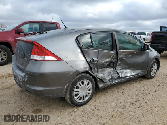 2010 Honda Insight LX with VIN JHMZE2H57AS004555, listed as a Copart auction lot 46925675 with 178,707 mi miles and Salvage Title. Bid and sale history available at DreamBid. Image 3.
