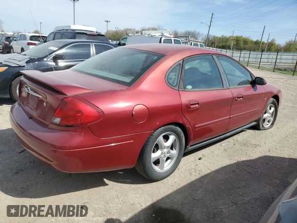 2003 Ford Taurus SES Standard with VIN 1FAFP55S63A144461, listed as a Copart auction lot 52893365 with 63,309 mi miles and Clean Title. Bid and sale history available at carsss.com. Image 3.