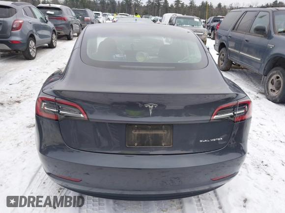 2023 Tesla Model 3 Long Range with VIN 5YJ3E1EBXPF708122, listed as a IAAI auction lot 41185314 with 27,765 mi miles and . Bid and sale history available at DreamBid. Image 16.