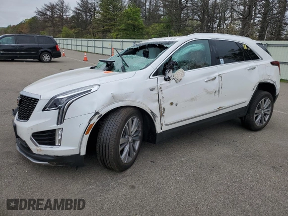 2024 Cadillac XT5 AWD Premium Luxury z VIN 1GYKNDRS9RZ736718, wystawiony jako Copart lot #56117375 z przebiegiem 9 147 mil mil oraz Szkoda całkowita • Salvage title. Historia ofert i sprzedaży dostępna na DreamBid. Obrazek 1.