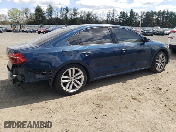 2019 Volkswagen Passat Wolfsburg Edition z VIN 1VWLA7A34KC012047, wystawiony jako Copart lot #53572365 z przebiegiem 84 103 mil mil oraz Szkoda całkowita • Salvage title. Historia ofert i sprzedaży dostępna na DreamBid. Obrazek 3.