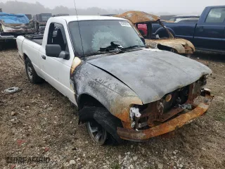 2007 Ford Ranger XL with VIN 1FTYR10D87PA00895, listed as a Copart auction lot 85802824 with 0 mi miles and Salvage Title. Bid and sale history available at carsss.com. Image 4.