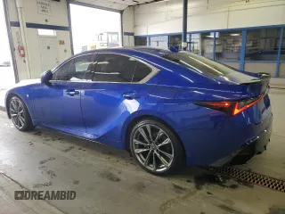2022 Lexus IS 300 F Sport z VIN JTHG81F28N5048165, wystawiony jako Copart lot #55706955 z przebiegiem 41 204 mil mil oraz Tytuł czysty. Historia ofert i sprzedaży dostępna na DreamBid. Obrazek 2.