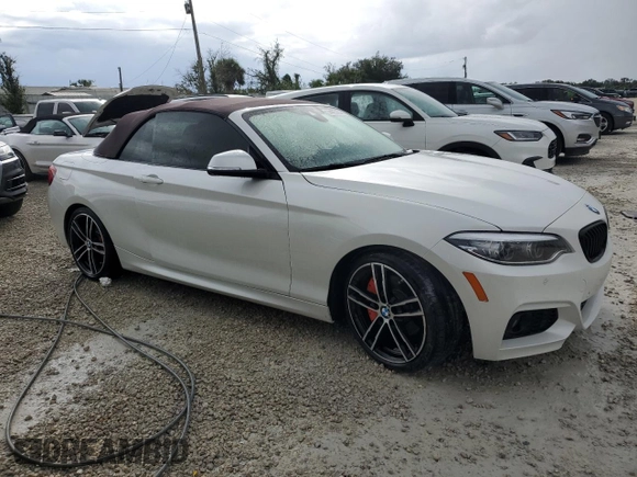 2020 BMW 2 Series 230i with VIN WBA2M7C05L7E27347, listed as a Copart auction lot 74473114 with 0 mi miles and Non Repairable. Bid and sale history available at carsss.com. Image 4.