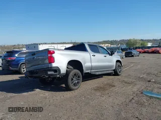 2025 Chevrolet Silverado 1500 LT Trail Boss with VIN 3GCUKFED7SG169683, listed as a IAAI auction lot 42070492 with 3,800 mi miles and . Bid and sale history available at DreamBid. Image 4.