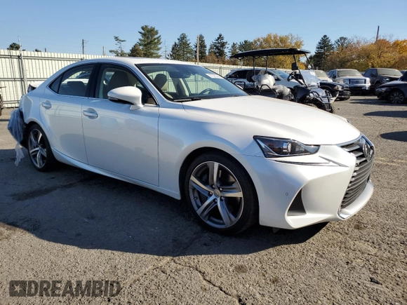 2020 Lexus IS 300 with VIN JTHD81F25L5041559, listed as a Copart auction lot 77375744 with 18,263 mi miles and Salvage title. Bid and sale history available at DreamBid. Image 4.