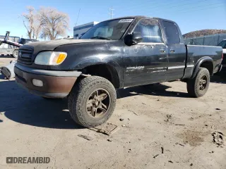 2001 Toyota Tundra Ltd with VIN 5TBBT48141S127958, listed as a Copart auction lot 84066504 with 0 mi miles and Salvage Title. Bid and sale history available at carsss.com. Image 1.