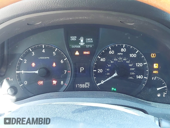 2012 Lexus RX with VIN 2T2ZK1BA6CC072744, listed as a IAAI auction lot 42001534 with 179,862 mi miles and . Bid and sale history available at carsss.com. Image 7.