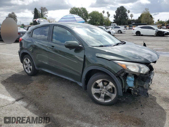 2017 Honda HR-V EX with VIN 3CZRU5H51HG709434, listed as a Copart auction lot 48250595 with 84,312 mi miles and Salvage Title. Bid and sale history available at carsss.com. Image 4.