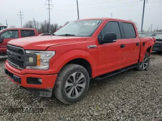 2019 Ford F-150 XL with VIN 1FTEW1EP7KFB61137, listed as a Copart auction lot 51326085 with 100,972 mi miles and Salvage Title. Bid and sale history available at carsss.com. Image 1.