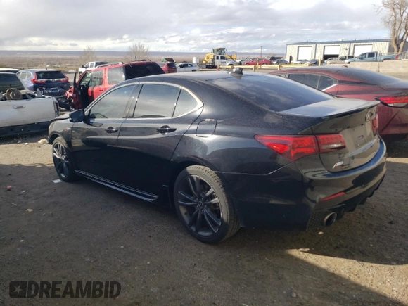 2018 Acura TLX w/A-SPEC Pkg with VIN 19UUB3F60JA004992, listed as a Copart auction lot 45425085 with 82,929 mi miles and Salvage Title. Bid and sale history available at carsss.com. Image 2.