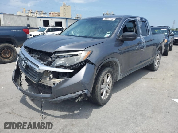 2017 Honda Ridgeline Sport+ with VIN 5FPYK3F21HB017935, listed as a Copart auction lot 67697704 with 110,378 mi miles and Salvage title. Bid and sale history available at DreamBid. Image 1.