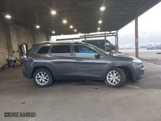 2014 Jeep Cherokee Latitude with VIN 1C4PJLCB1EW155591, listed as a IAAI auction lot 41908210 with 155,934 mi miles. Bid and sale history available at carsss.com. Image 14.