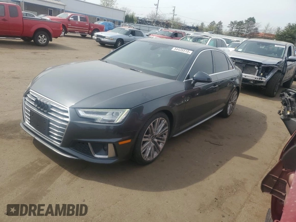 2019 Audi A4 Premium Plus z VIN WAUENAF4XKA035436, wystawiony jako Copart lot #54435515 z przebiegiem 113 486 mil mil oraz Szkoda całkowita • Salvage title. Historia ofert i sprzedaży dostępna na DreamBid. Obrazek 1.