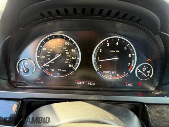 2013 BMW 7 Series 750i with VIN WBAYA8C5XDC996785, listed as a Copart auction lot 48892145 with 134,427 mi miles and Clean Title. Bid and sale history available at DreamBid. Image 8.