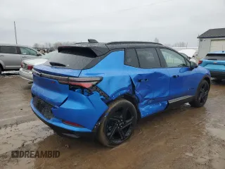 2025 Chevrolet Equinox EV RS z VIN 3GN7DSRP9SS117951, wystawiony jako Copart lot #43405775 z przebiegiem 1 784 mil mil oraz Czysty tytuł • Clean title. Historia ofert i sprzedaży dostępna na DreamBid. Obrazek 3.