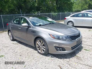 2015 Kia Optima SXL Turbo z VIN 5XXGR4A66FG424451, wystawiony jako IAAI lot #42540482 z przebiegiem 210 388 mil mil oraz . Historia ofert i sprzedaży dostępna na DreamBid. Obrazek 1.