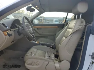2007 Audi A4 3.2L with VIN WAUDH48H07K034835, listed as a Copart auction lot 52779265 with 77,383 mi miles and Salvage Title. Bid and sale history available at carsss.com. Image 7.