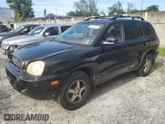 2003 Hyundai Santa Fe GLS with VIN KM8SC13D53U382460, listed as a Copart auction lot 70257874 with 0 mi miles and Salvage Title. Bid and sale history available at carsss.com. Image 1.