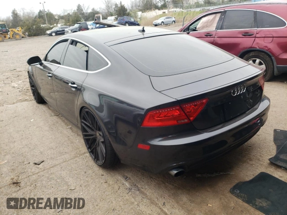 2013 Audi A7 Premium Plus z VIN WAUYGAFC6DN048601, wystawiony jako Copart lot #40745452 z przebiegiem Nie podano mil oraz Szkoda całkowita • Salvage title. Historia ofert i sprzedaży dostępna na DreamBid. Obrazek 3.